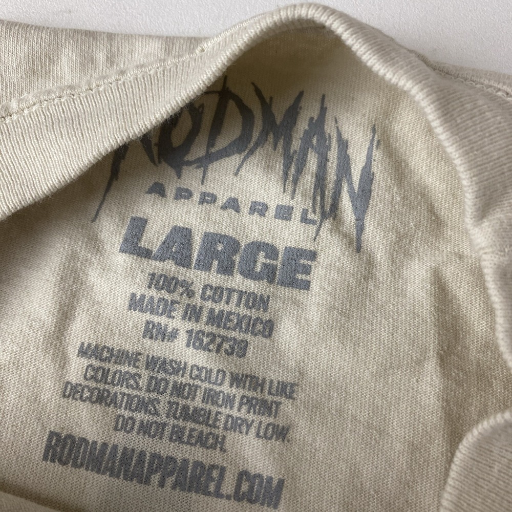 Vintage? Dennis Rodman T-Shirt Large Bad As I Wanna Be Rap Tee Rod Man - Picture 9 of 12